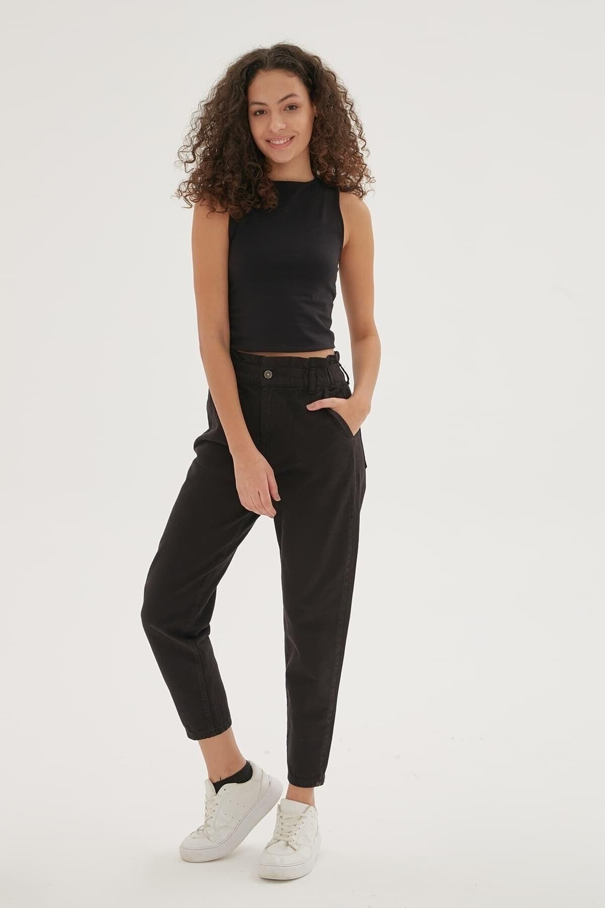 FASHION FRIENDS KADIN BAGGY PANTOLON 23K0369K1