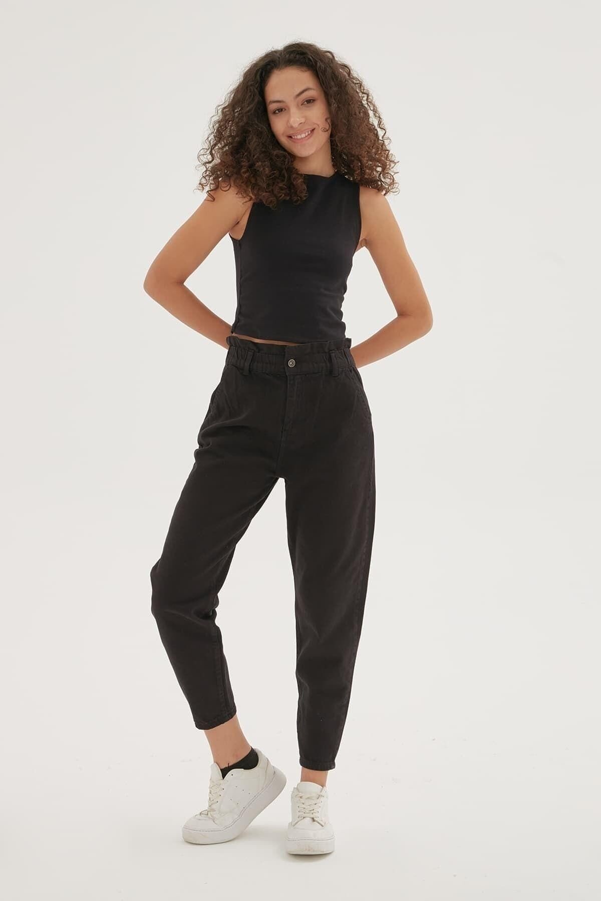 FASHION FRIENDS KADIN BAGGY PANTOLON 23K0369K1