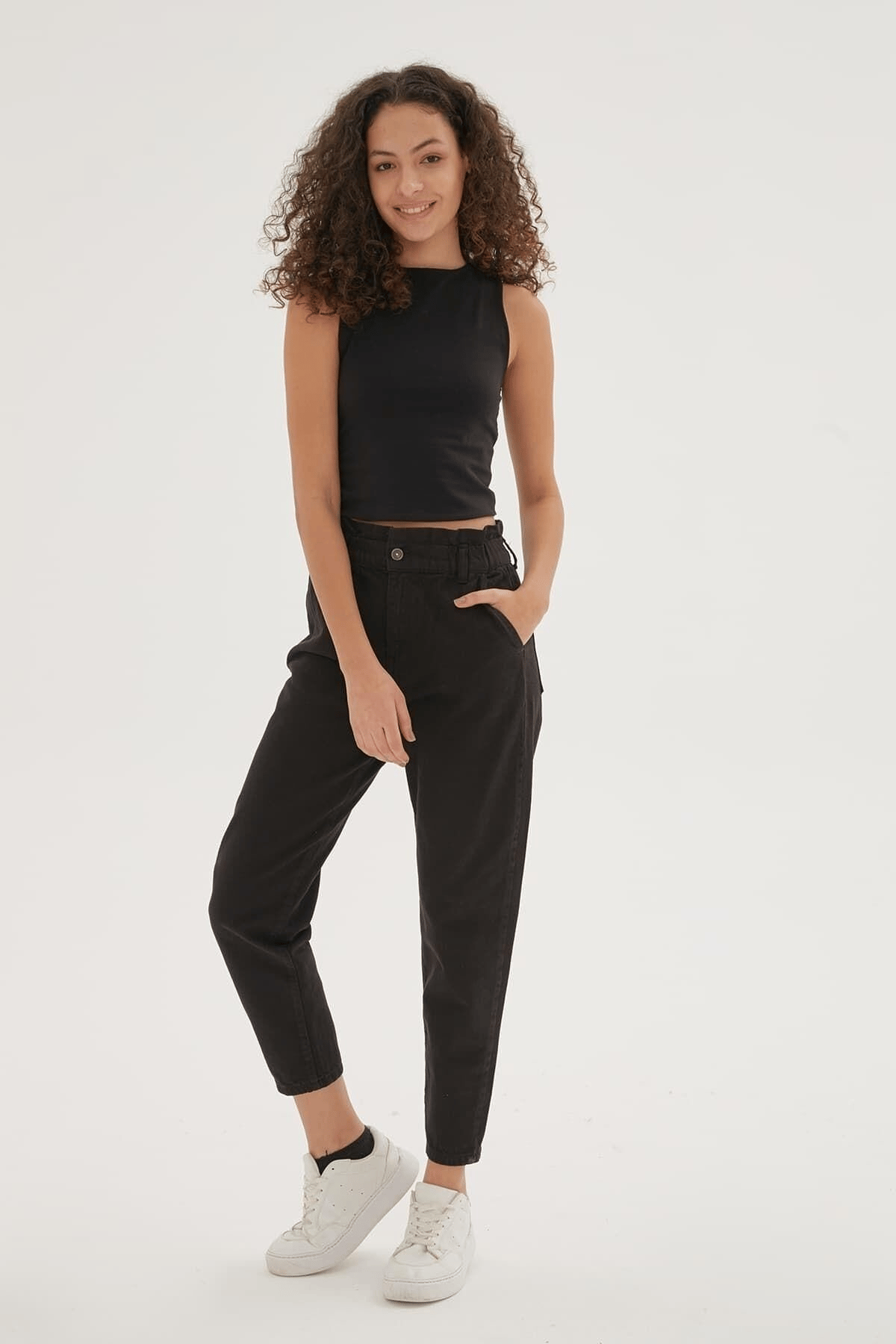FASHION FRIENDS KADIN BAGGY PANTOLON 23K0369K1