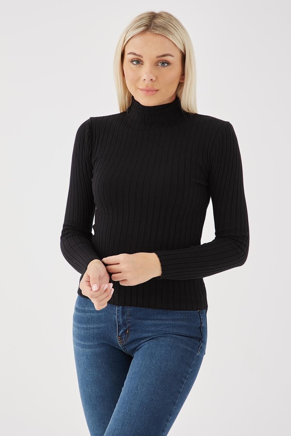 FASHION FRIENDS KADIN BALIKÇI YAKA BLUZ 23K0299K1