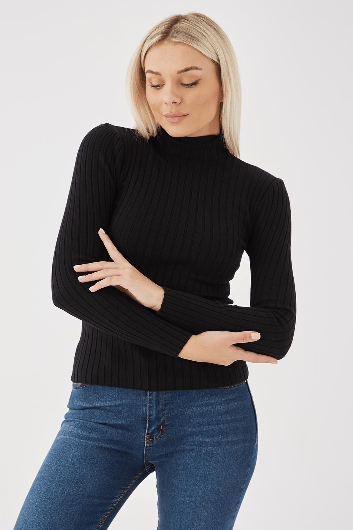 FASHION FRIENDS KADIN BALIKÇI YAKA BLUZ 23K0299K1