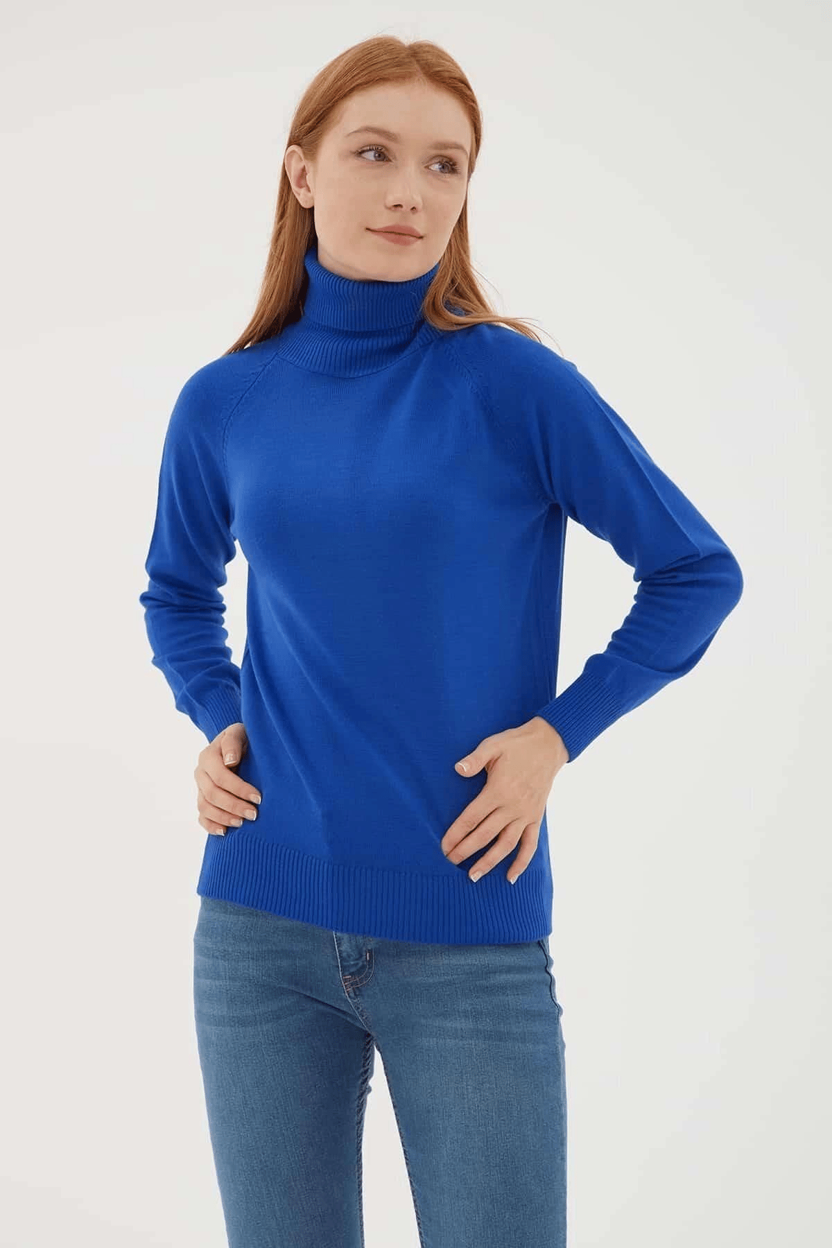 FASHION FRIENDS KADIN BALIKÇI YAKA KAZAK 23K0401K1