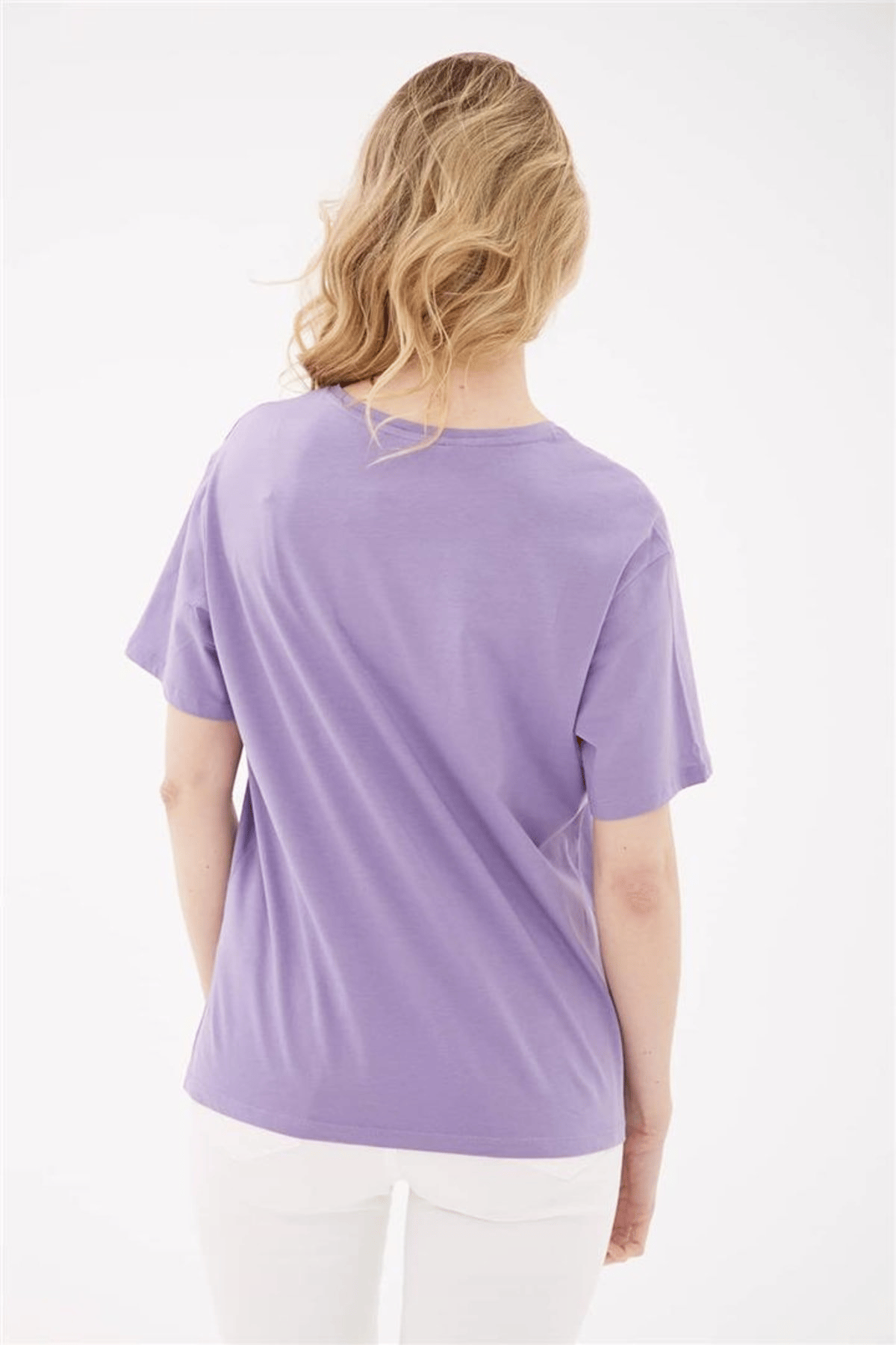 FASHION FRIENDS KADIN BASKILI T-SHİRT 23Y-TST0463K1
