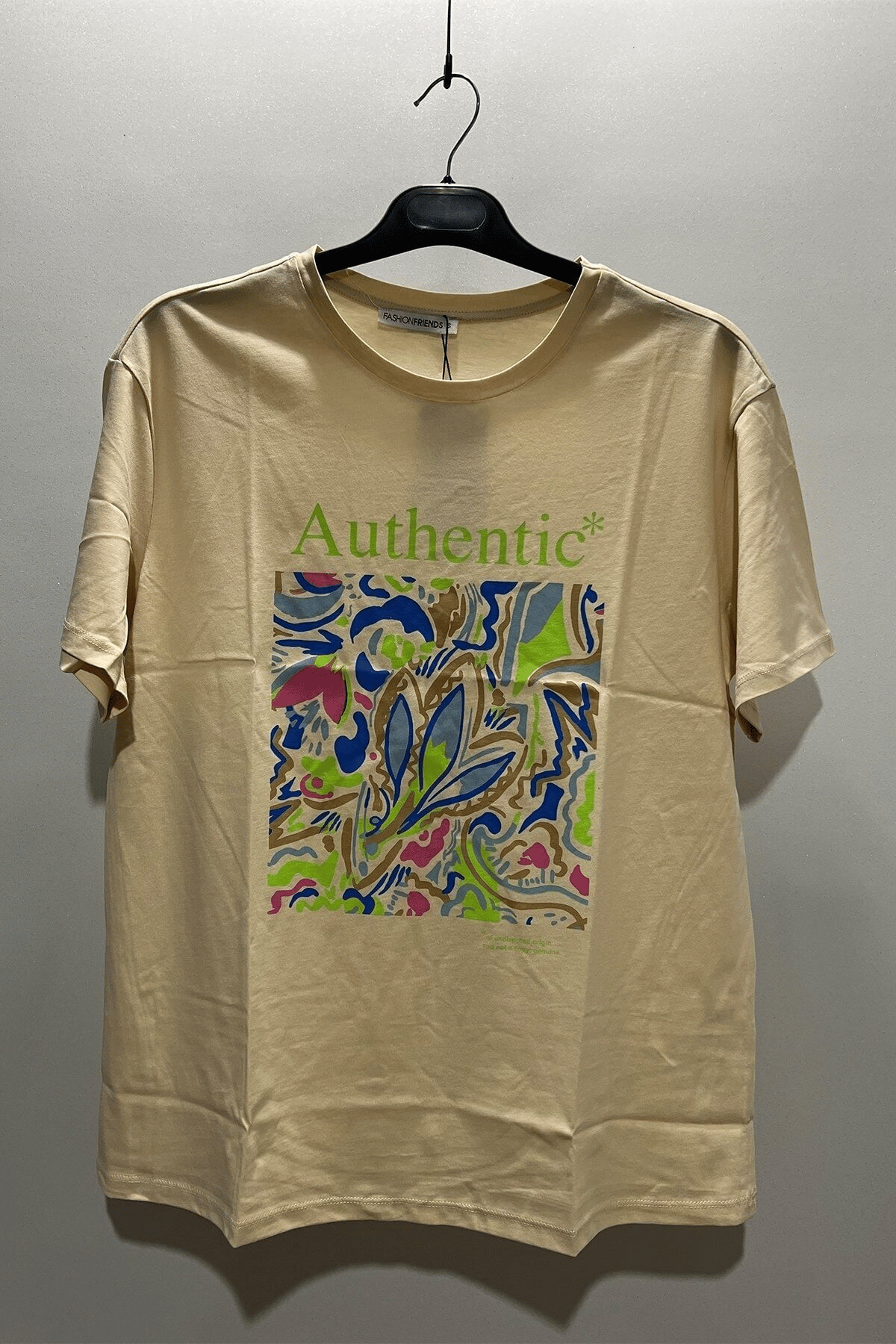 FASHION FRIENDS KADIN BASKILI T-SHİRT 23Y-TST0410K1
