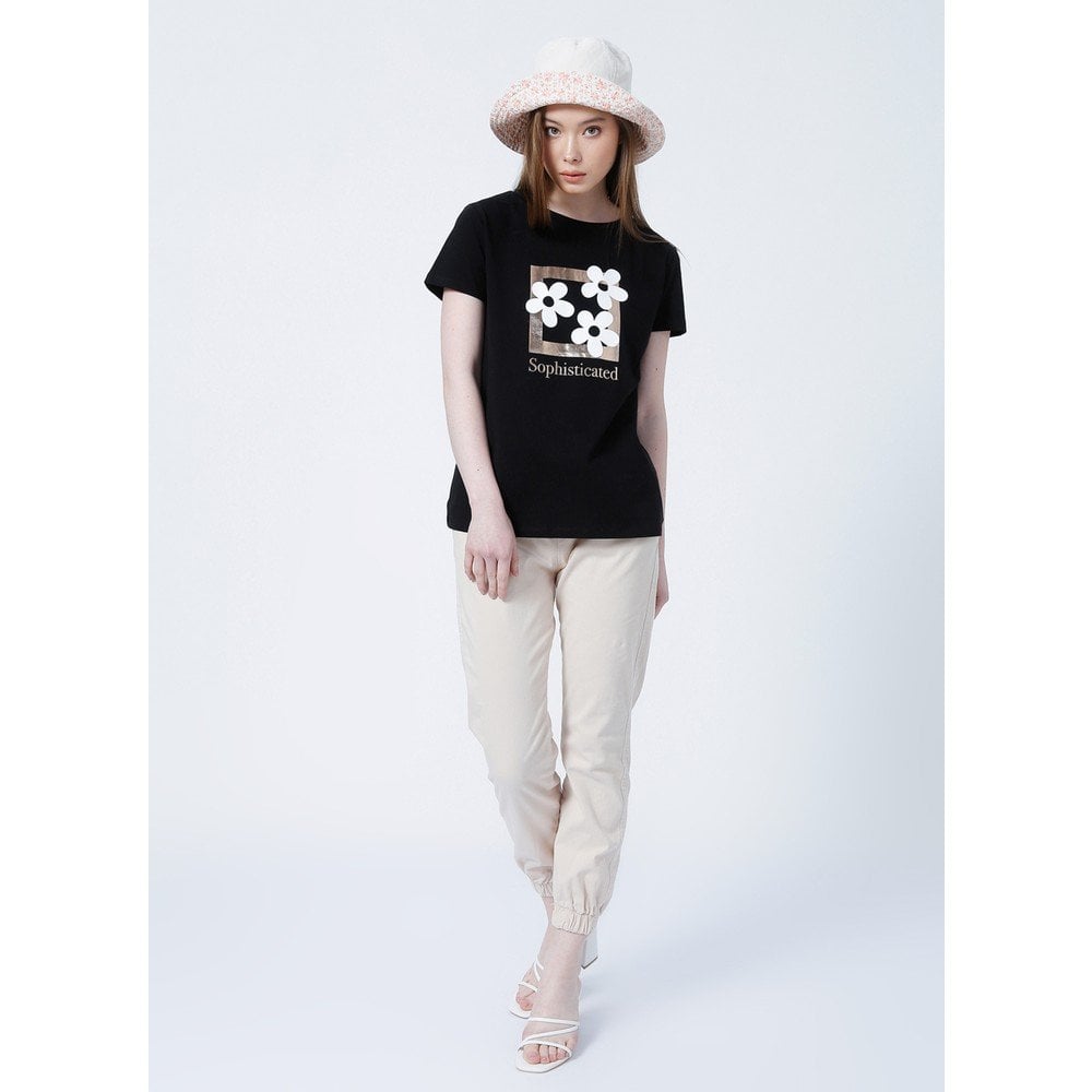 FASHİON FRİENDS KADIN Baskılı T-Shirt 22Y0014K1