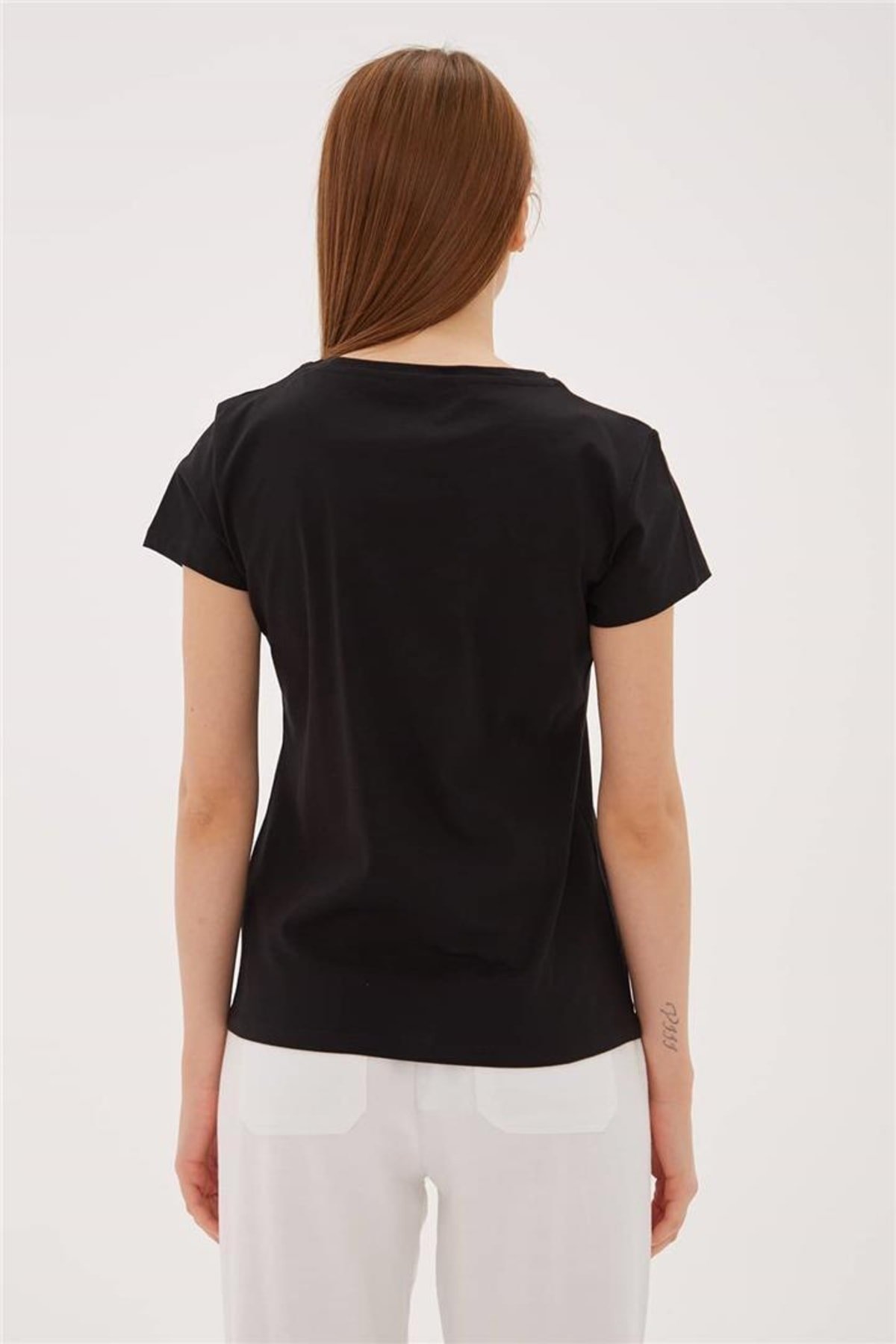 FASHION FRIENDS KADIN BASKILI T-SHİRT 23Y-TST0274K1