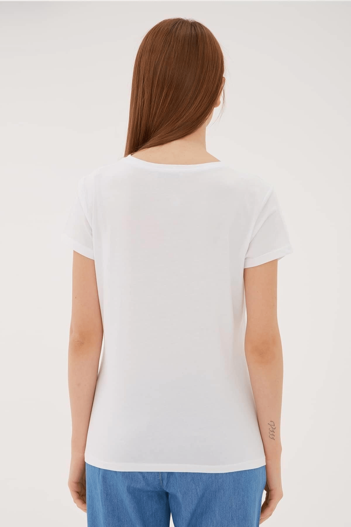 FASHION FRIENDS KADIN BASKILI T-SHİRT 23Y-TST0271K1