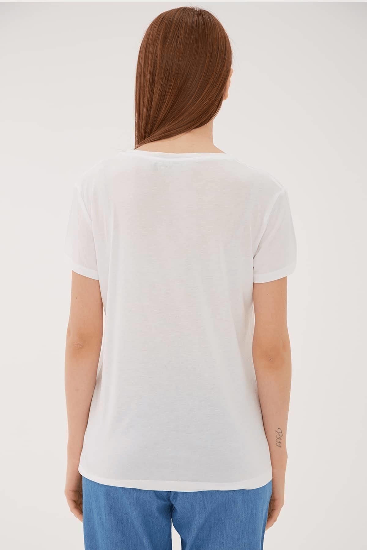 FASHION FRIENDS KADIN BASKILI T-SHİRT 23Y-TST0230K1