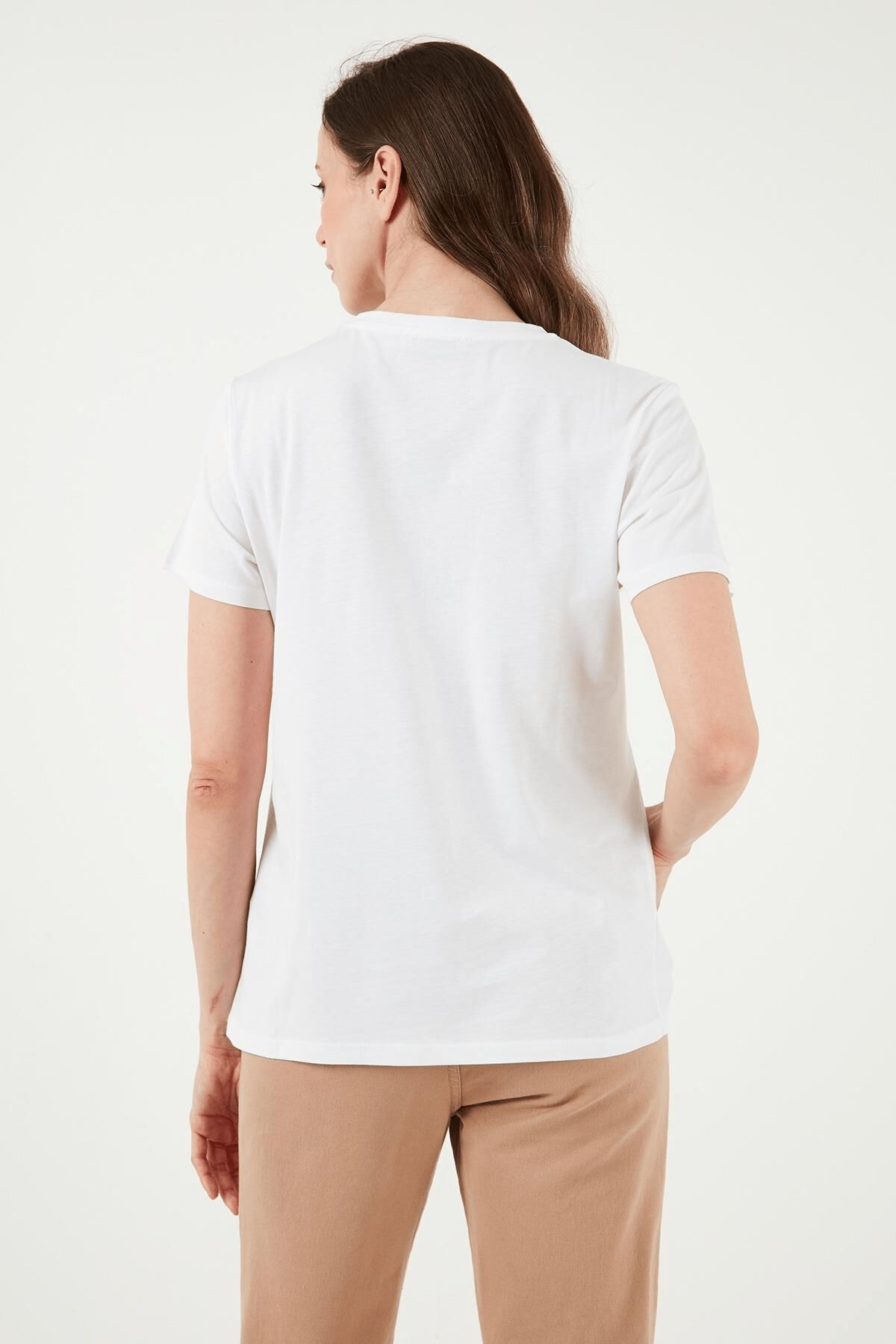 FASHION FRIENDS KADIN BASKILI T-SHİRT 24Y0698K1