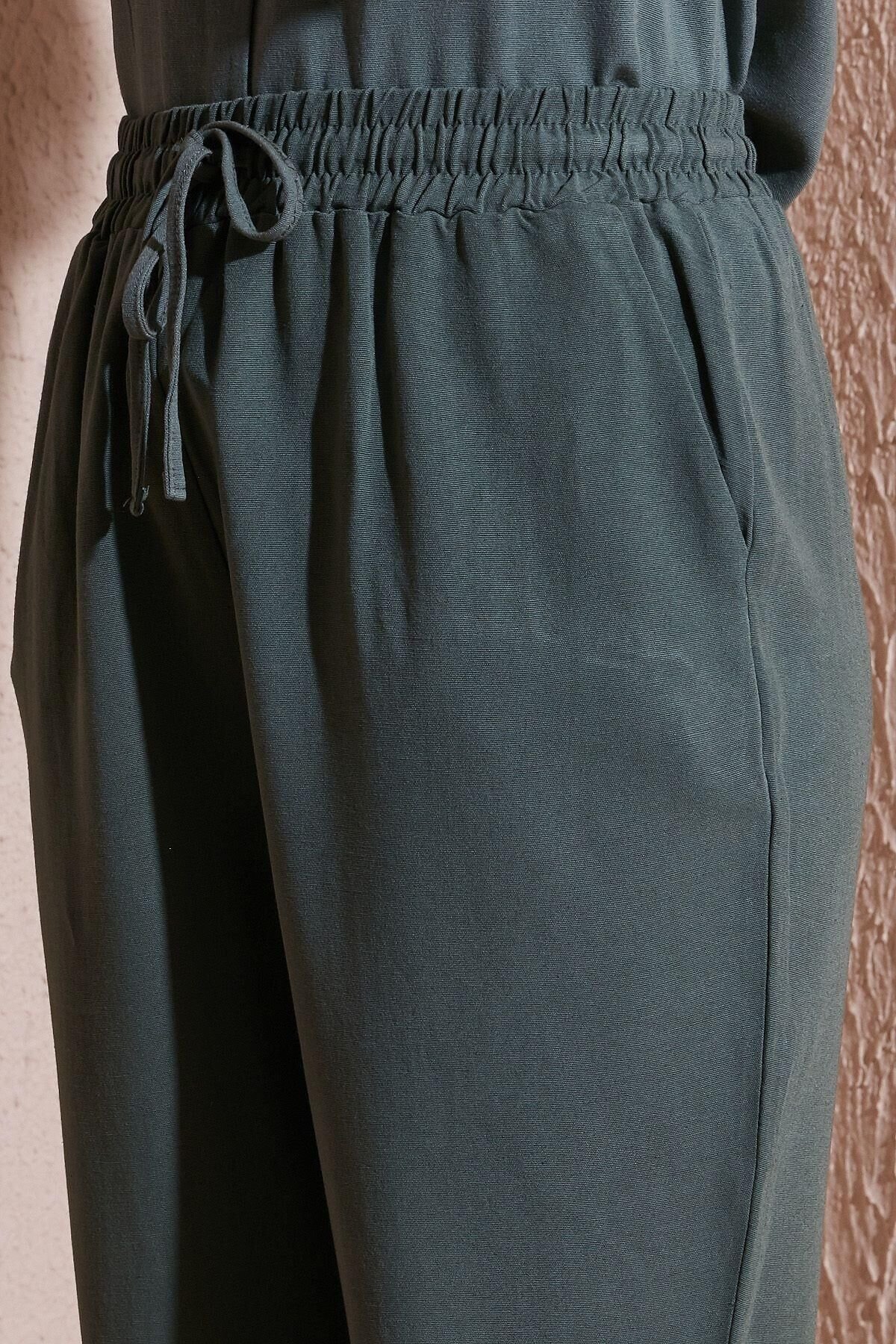 FASHION FRIENDS KADIN BELİ LASTİKLİ PANTOLON 25Y0550K1