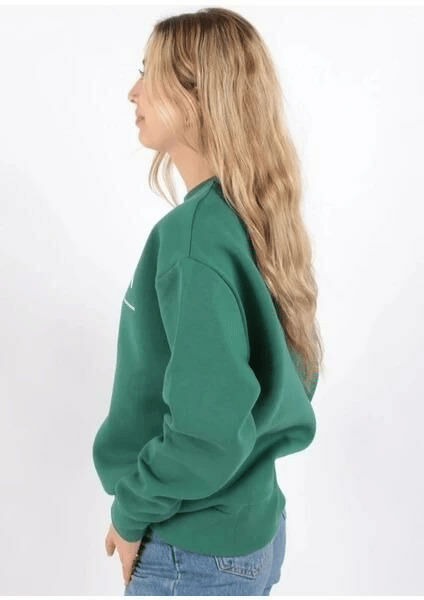 FASHION FRIENDS KADIN BİSİKLET YAKA BASKILI SWEAT 24K0845K1