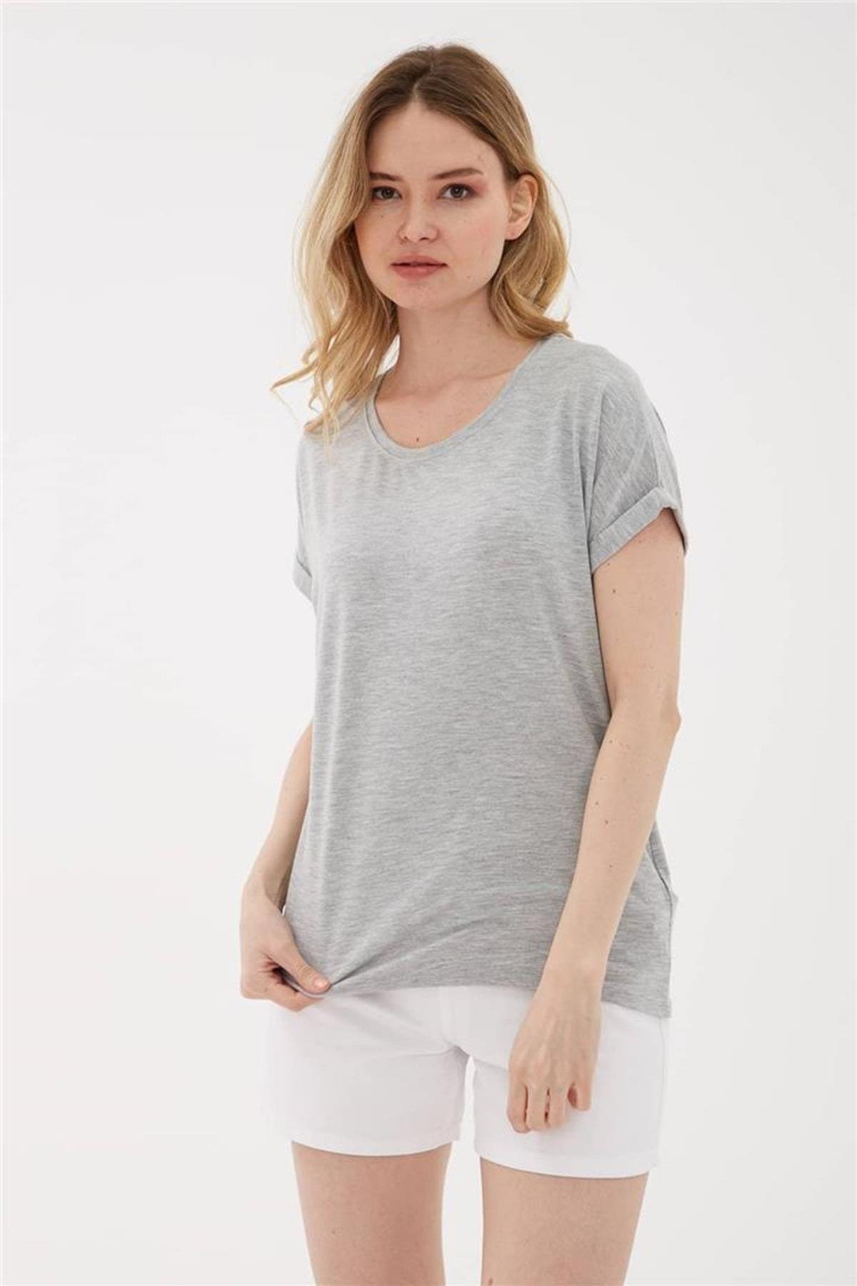FASHION FRIENDS KADIN BİSİKLET YAKA BLUZ 23Y-BLZ0194K1