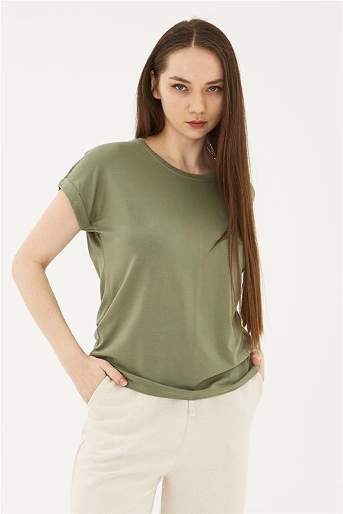 FASHION FRIENDS KADIN BİSİKLET YAKA BLUZ 23Y-BLZ0194K1