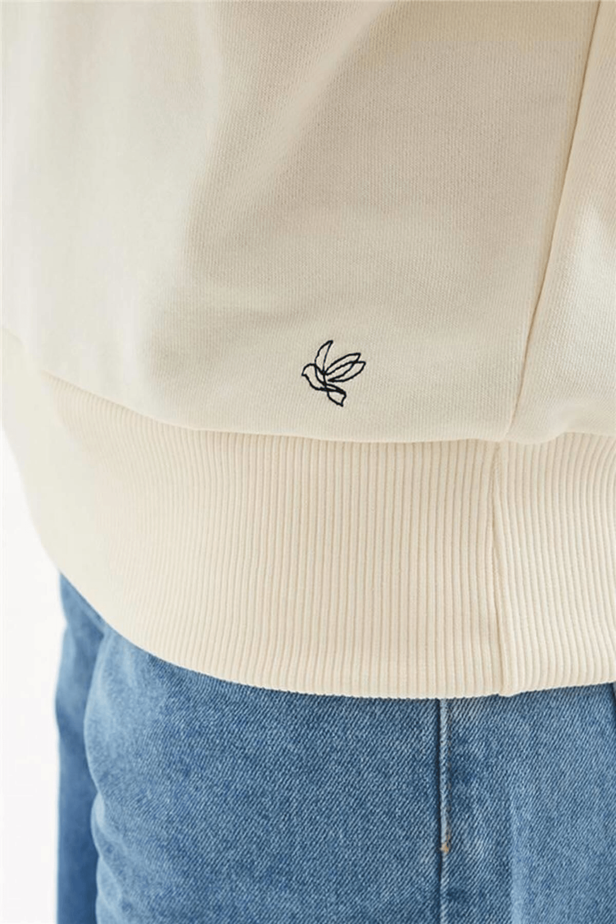 FASHION FRIENDS KADIN BİSİKLET YAKA SWEAT 24K0079K1