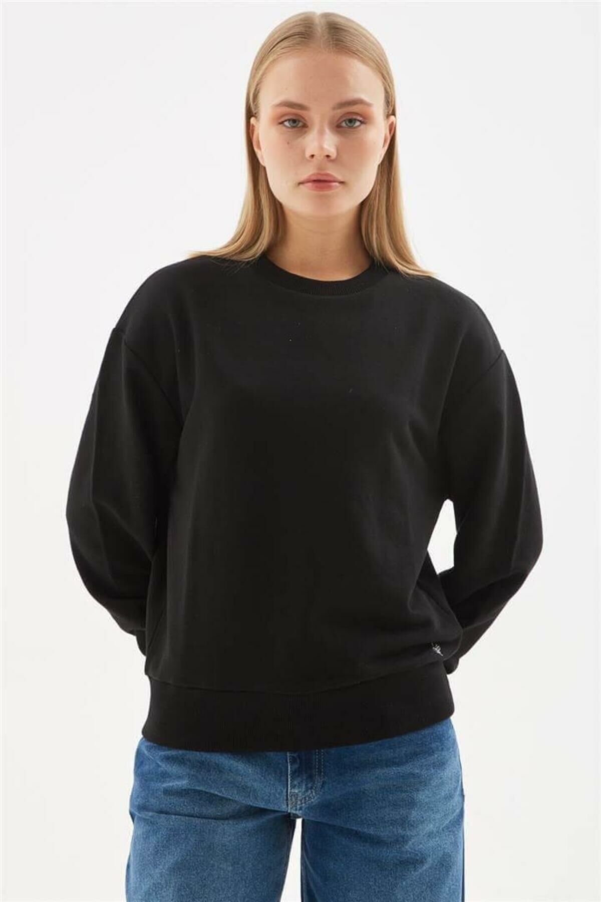 FASHION FRIENDS KADIN BİSİKLET YAKA SWEAT 24K0079K1