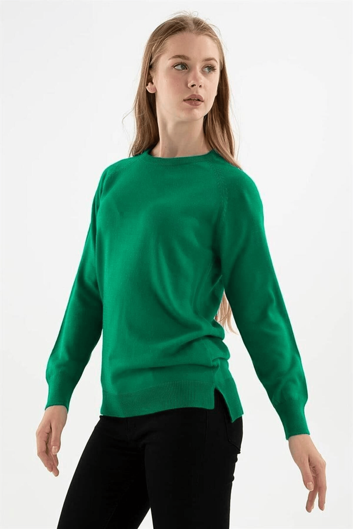 FASHION FRIENDS KADIN BİSİKLET YAKA TUNİK 23K0242K1