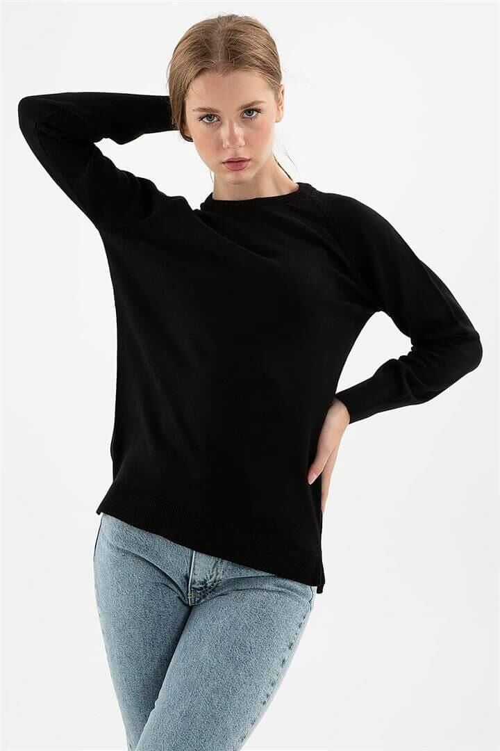 FASHION FRIENDS KADIN BİSİKLET YAKA TUNİK 24K0242K1