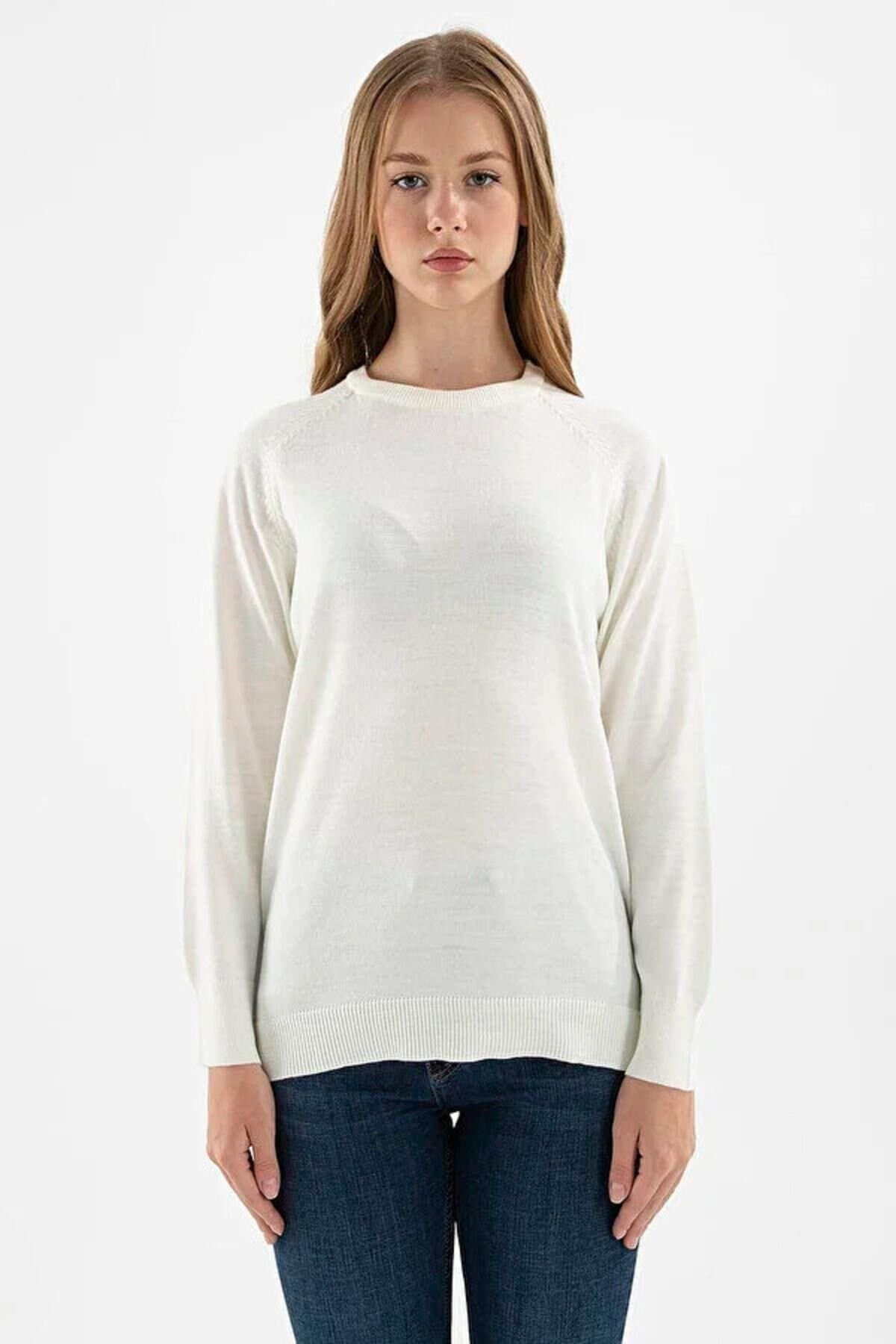 FASHION FRIENDS KADIN BİSİKLET YAKA TUNİK 23K0242K1