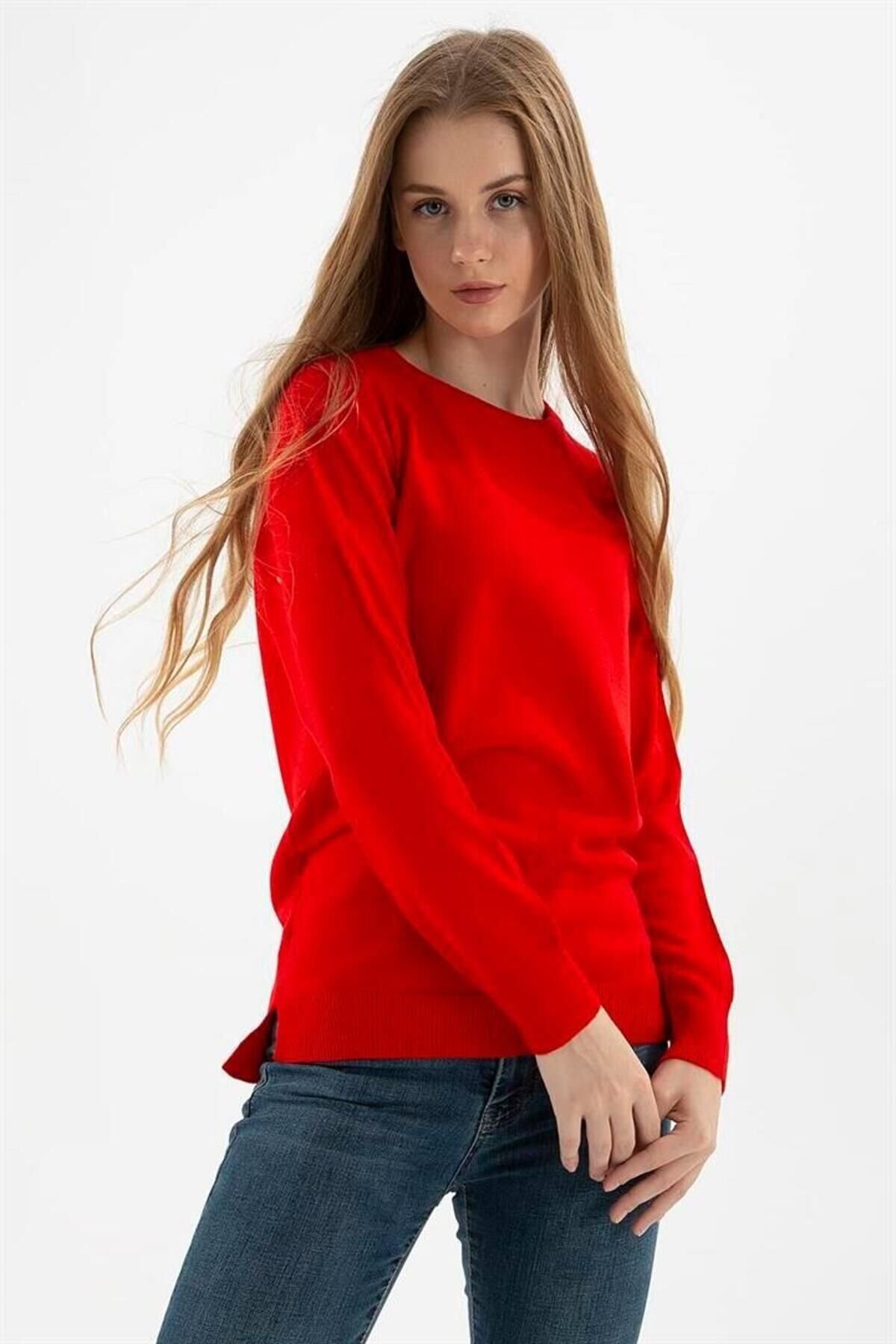 FASHION FRIENDS KADIN BİSİKLET YAKA TUNİK 23K0242K1