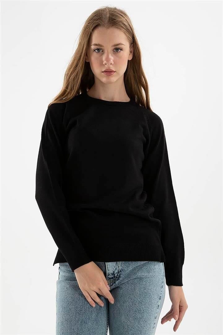 FASHION FRIENDS KADIN BİSİKLET YAKA TUNİK 24K0242K1