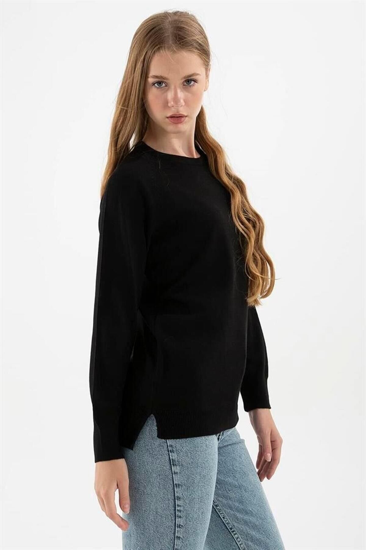 FASHION FRIENDS KADIN BİSİKLET YAKA TUNİK 23K0242K1