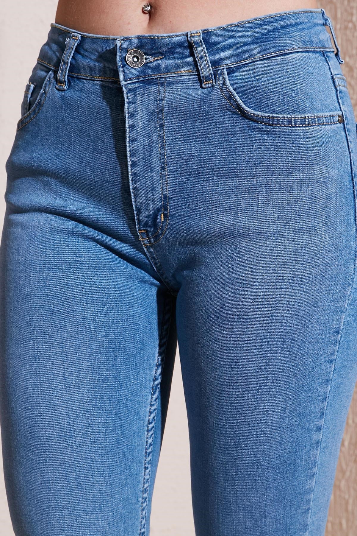 FASHION FRIENDS KADIN DENİM PANTOLON 24Y0565K1