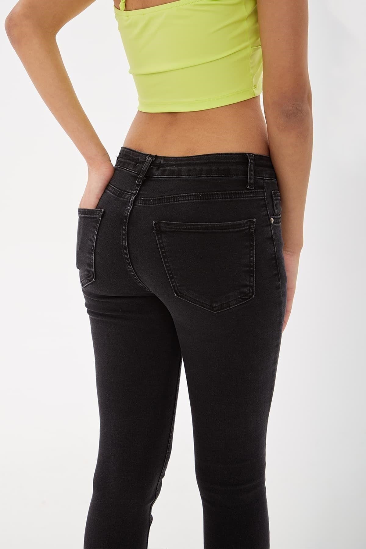 FASHION FRIENDS KADIN DENİM PANTOLON 24Y0565K1