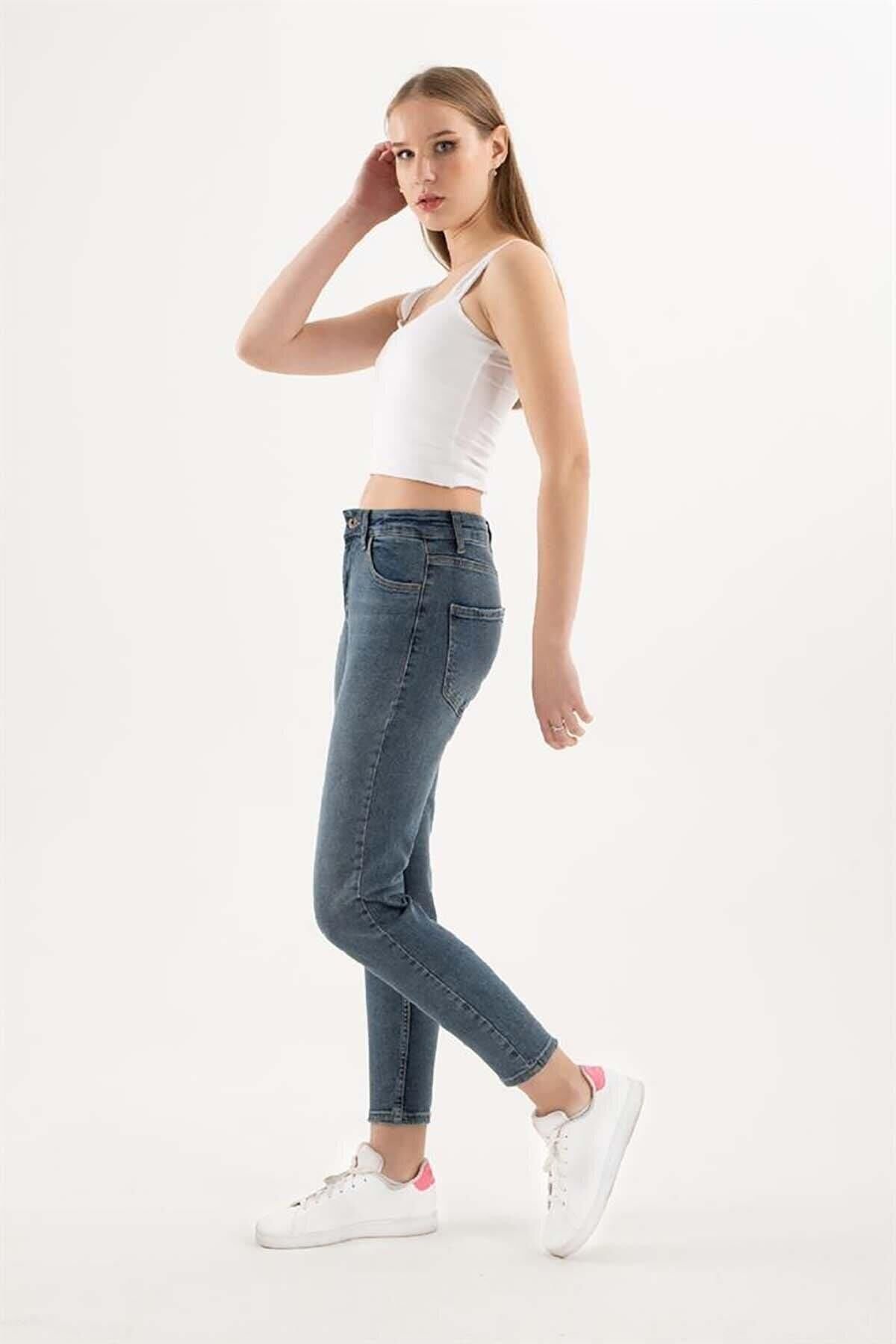 FASHION FRIENDS KADIN DENİM PANTOLON 23K0792K1