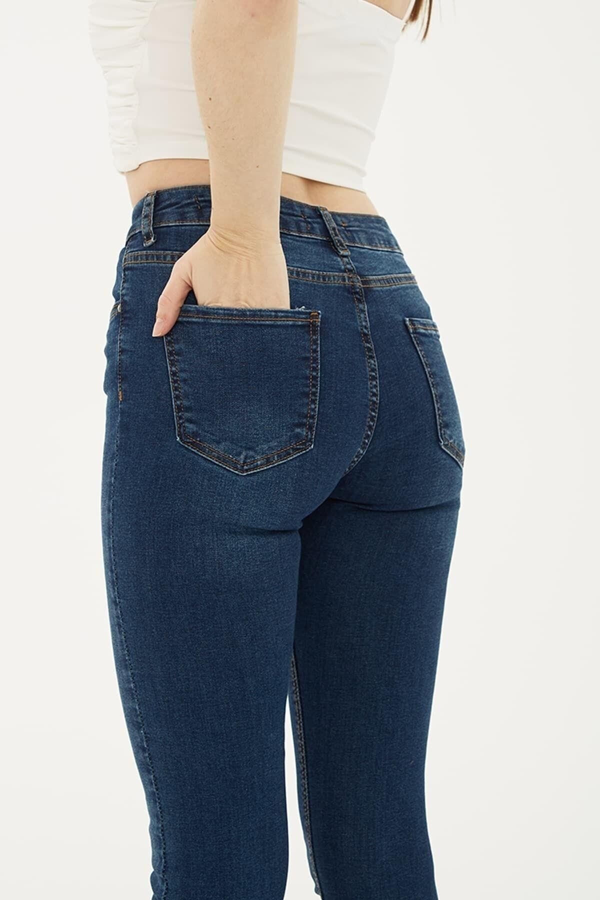 FASHION FRIENDS KADIN DENİM PANTOLON 24K0565K1
