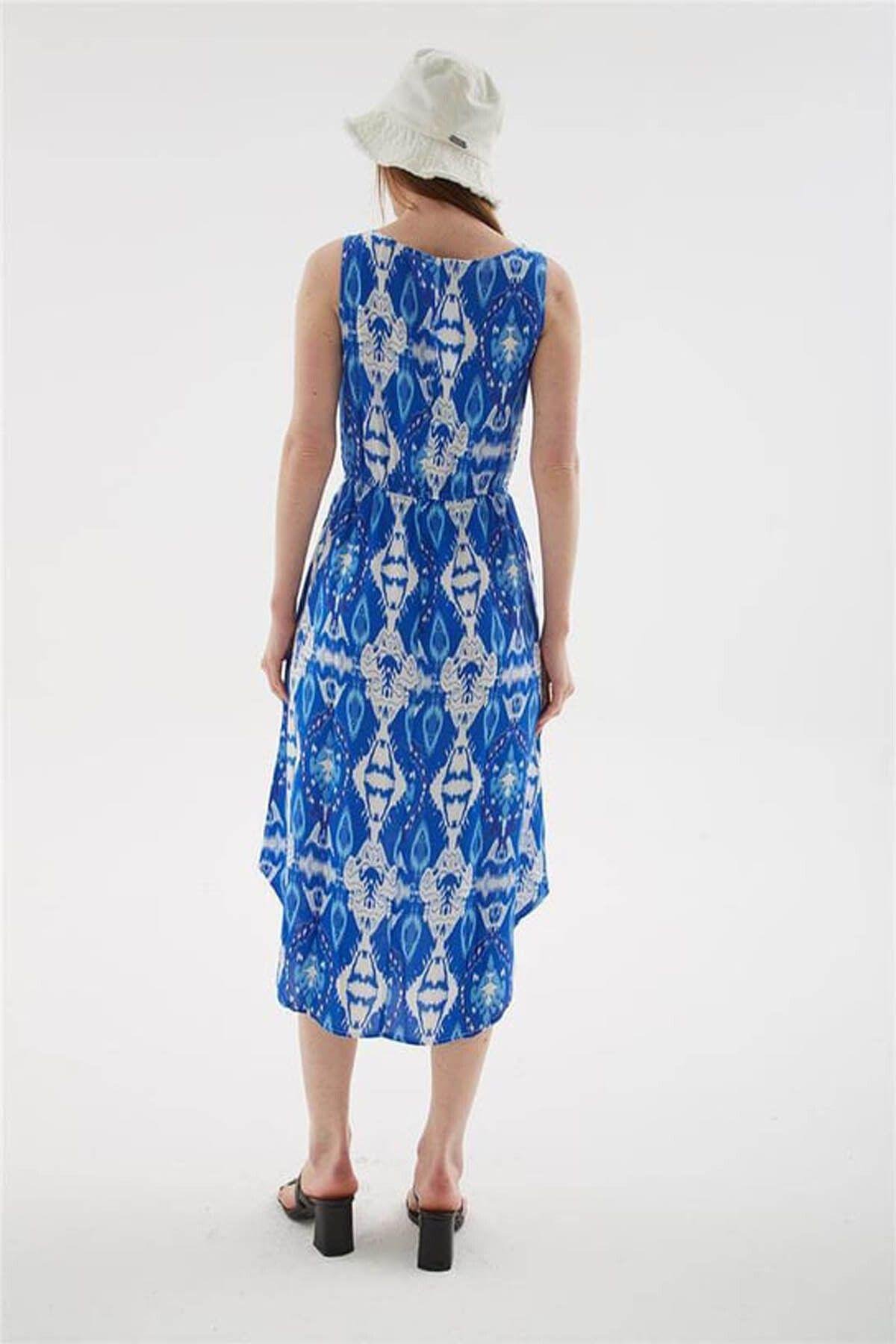 FASHION FRIENDS KADIN DESENLİ ELBİSE 25Y0154K1
