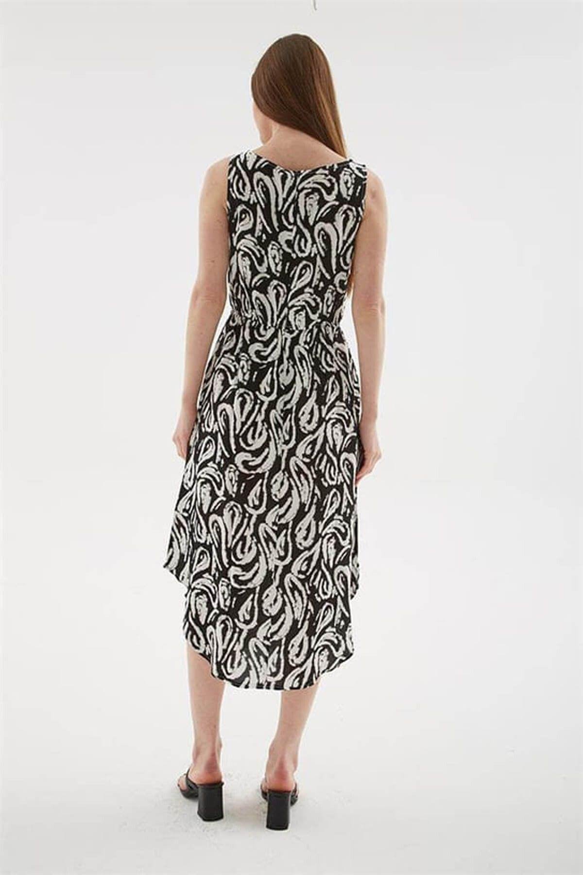 FASHION FRIENDS KADIN DESENLİ ELBİSE 25Y0154K1