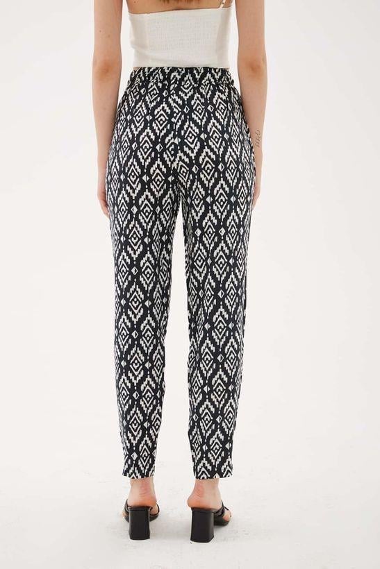 FASHION FRIENDS KADIN DESENLİ PANTOLON 24Y0843K1