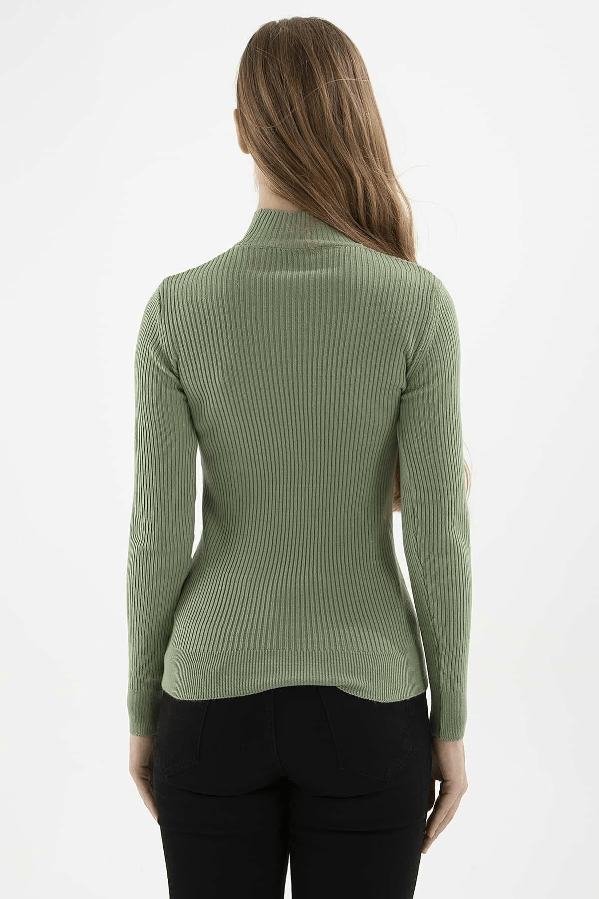 FASHION FRIENDS KADIN PENCERE DETAYLI KAZAK 23K0167K1
