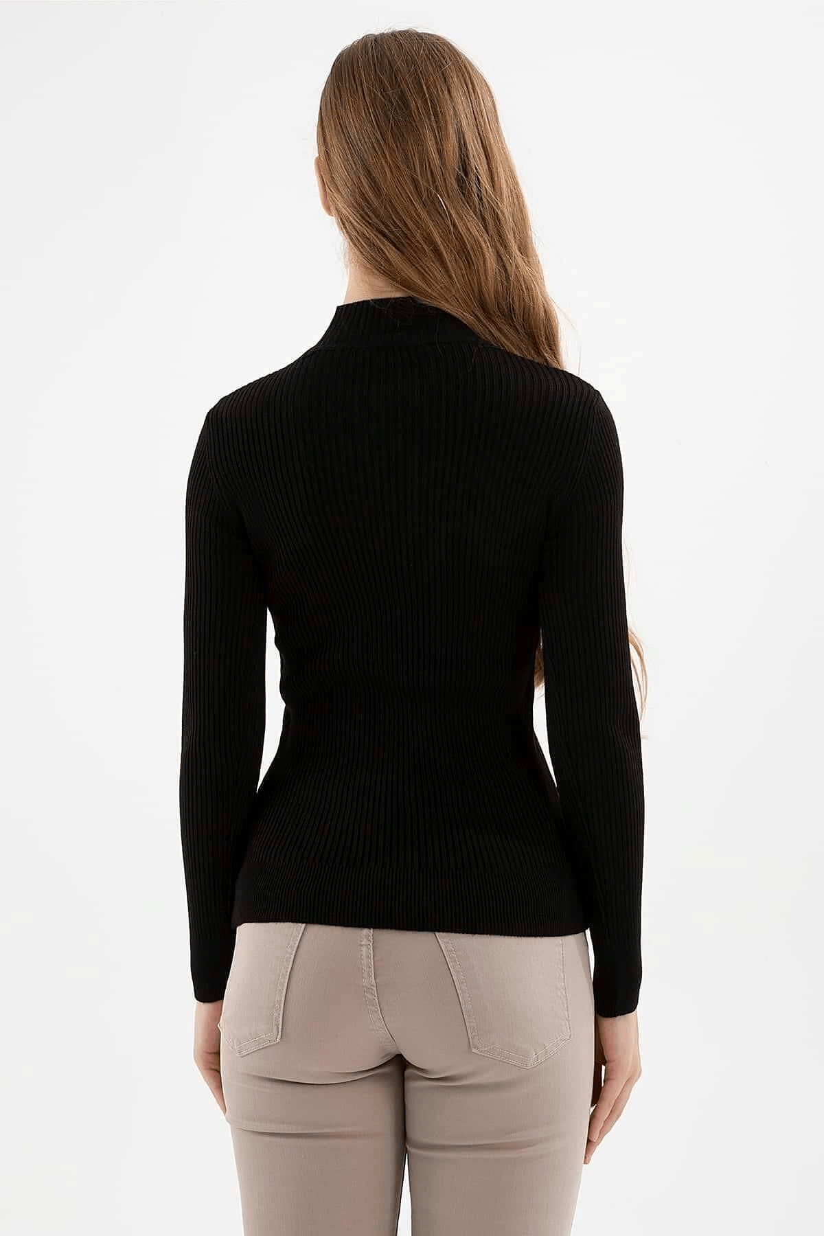 FASHION FRIENDS KADIN PENCERE DETAYLI KAZAK 23K0167K1