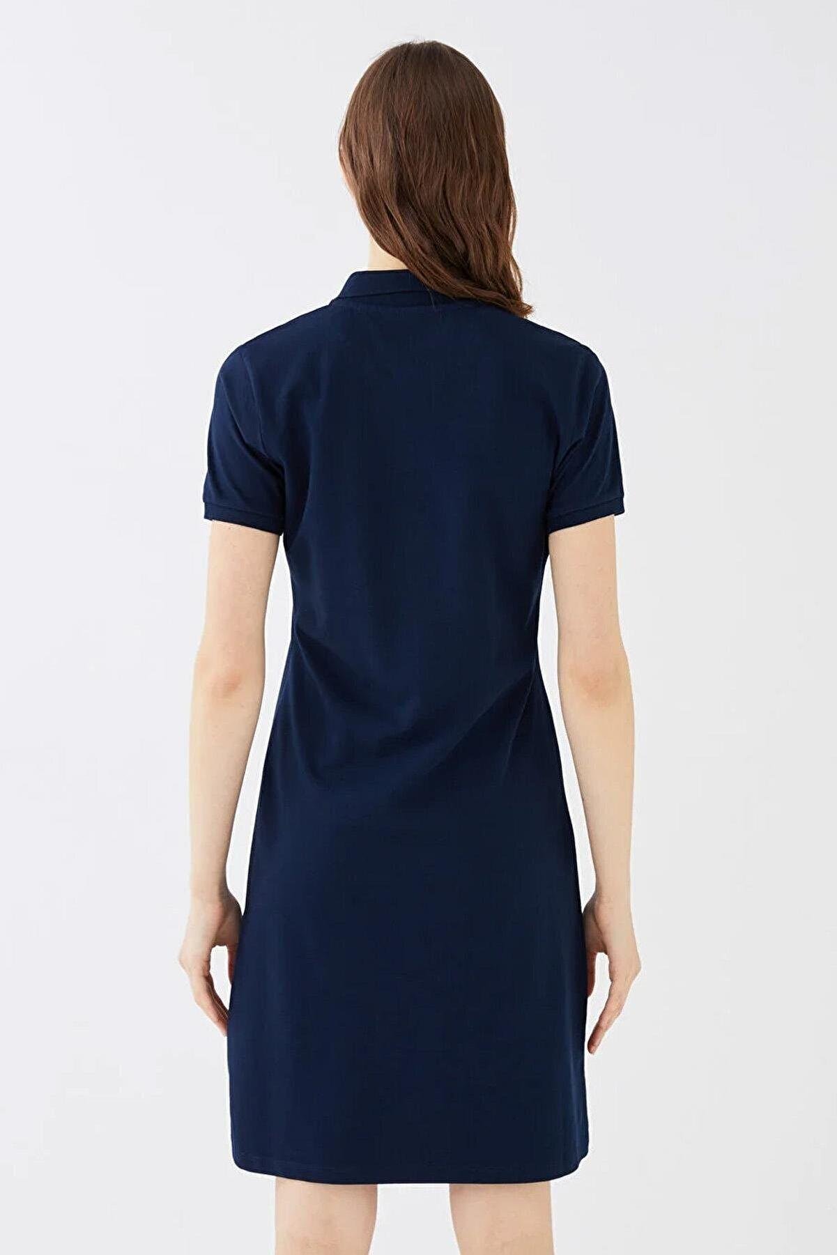 FASHION FRIENDS KADIN POLO YAKA ELBİSE 24Y0499K1
