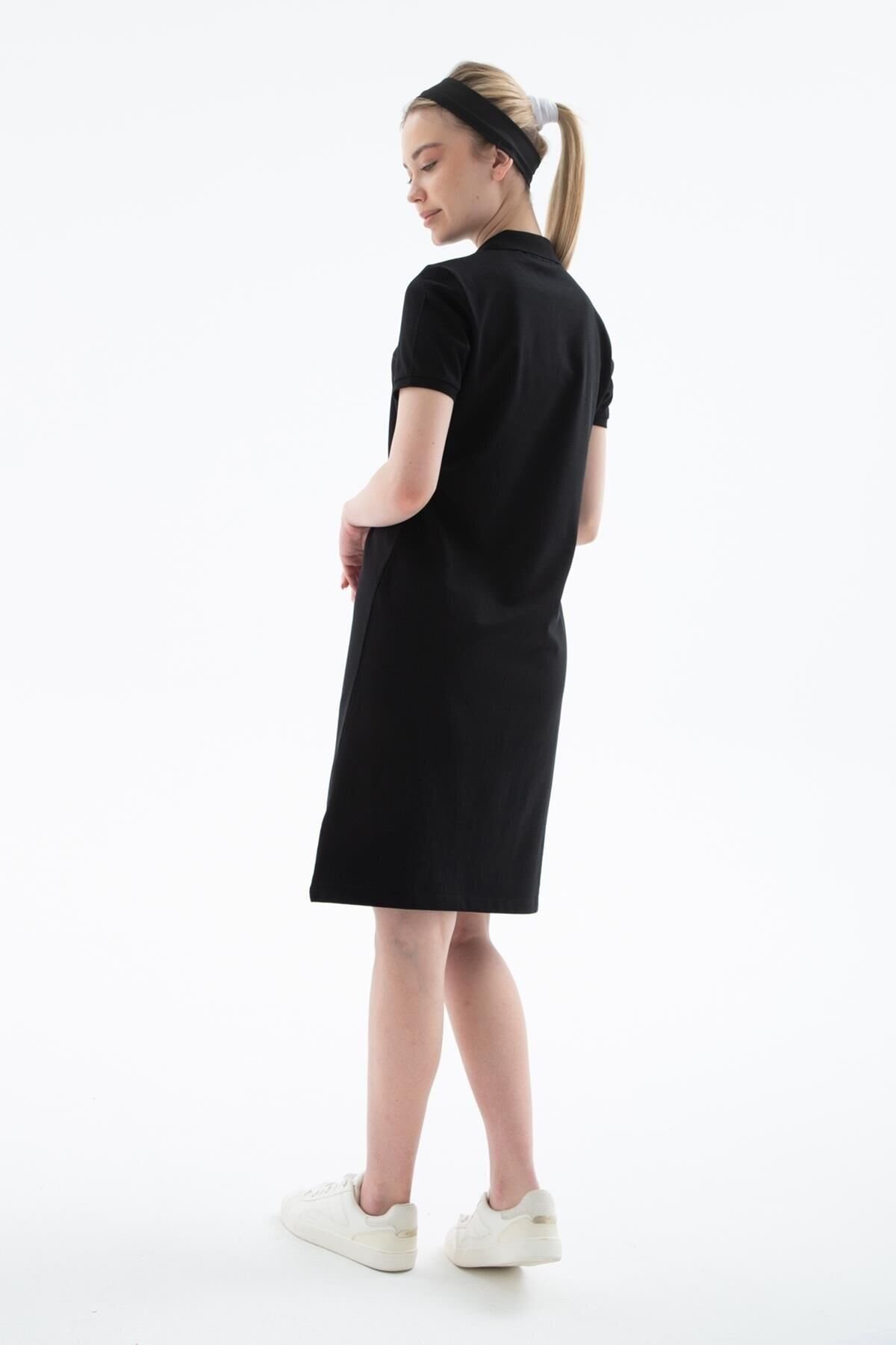 FASHION FRIENDS KADIN POLO YAKA ELBİSE 25Y0499K1
