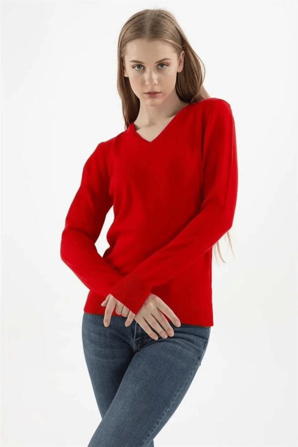 FASHION FRIENDS KADIN V YAKA KAZAK 23K0244K1