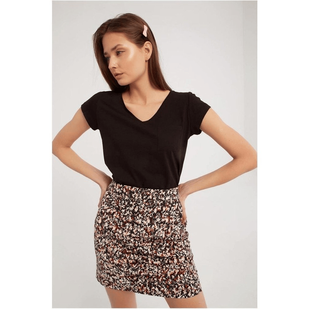 FASHİON FRİENDS KADIN V YAKA T-SHİRT 22Y0147K1