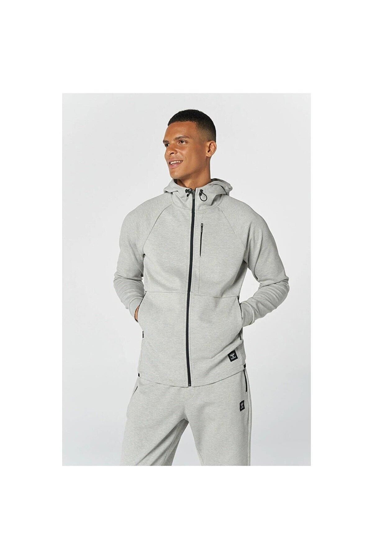 HUMMEL ERKEK FERMUARLI HOODIE hmlT-MT INTERVAL ZIP HOODIE 921647