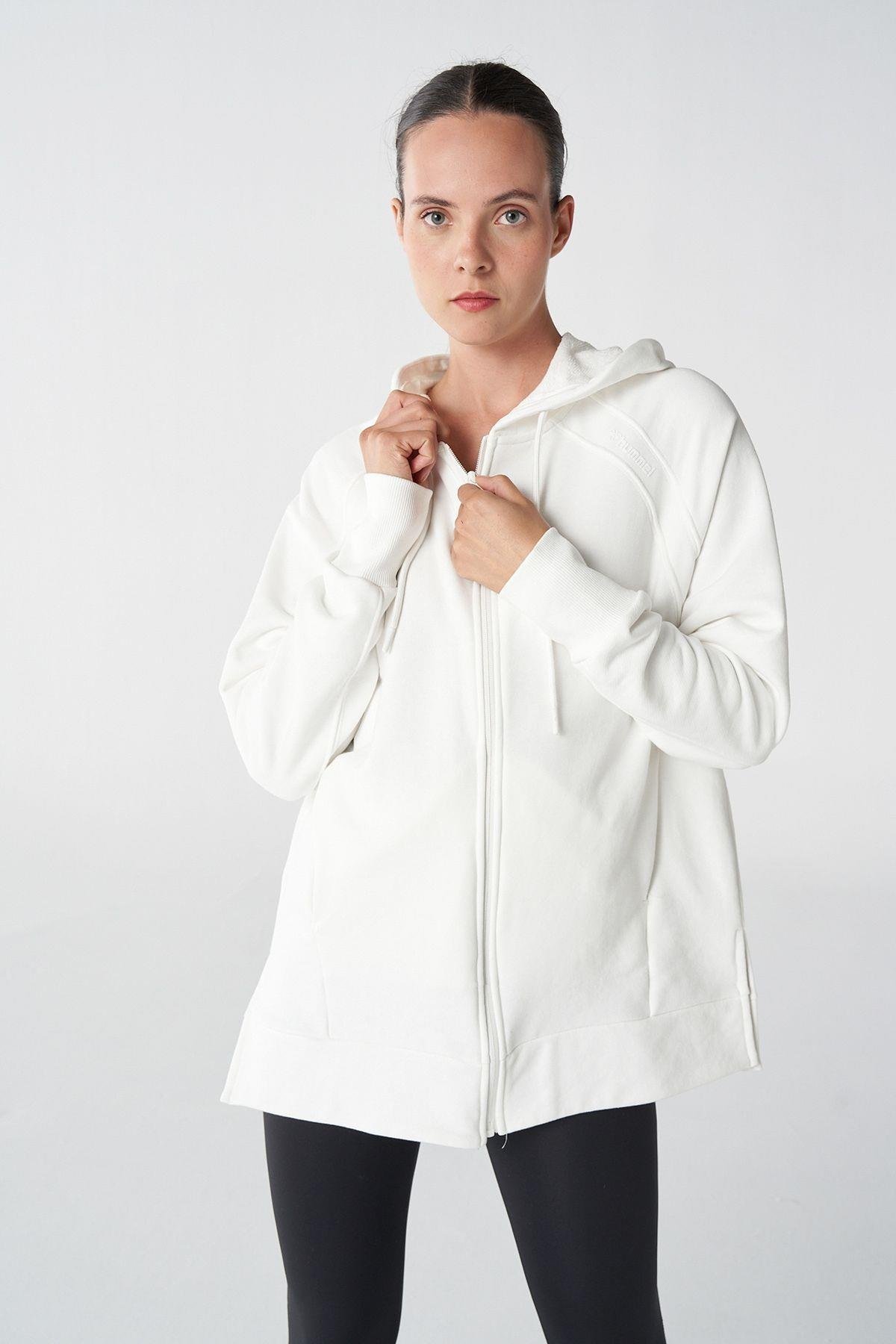 HUMMEL KADIN FERMUARLI HOODIE HMLMAYA OVERSIZE ZIP HOODIE 921803