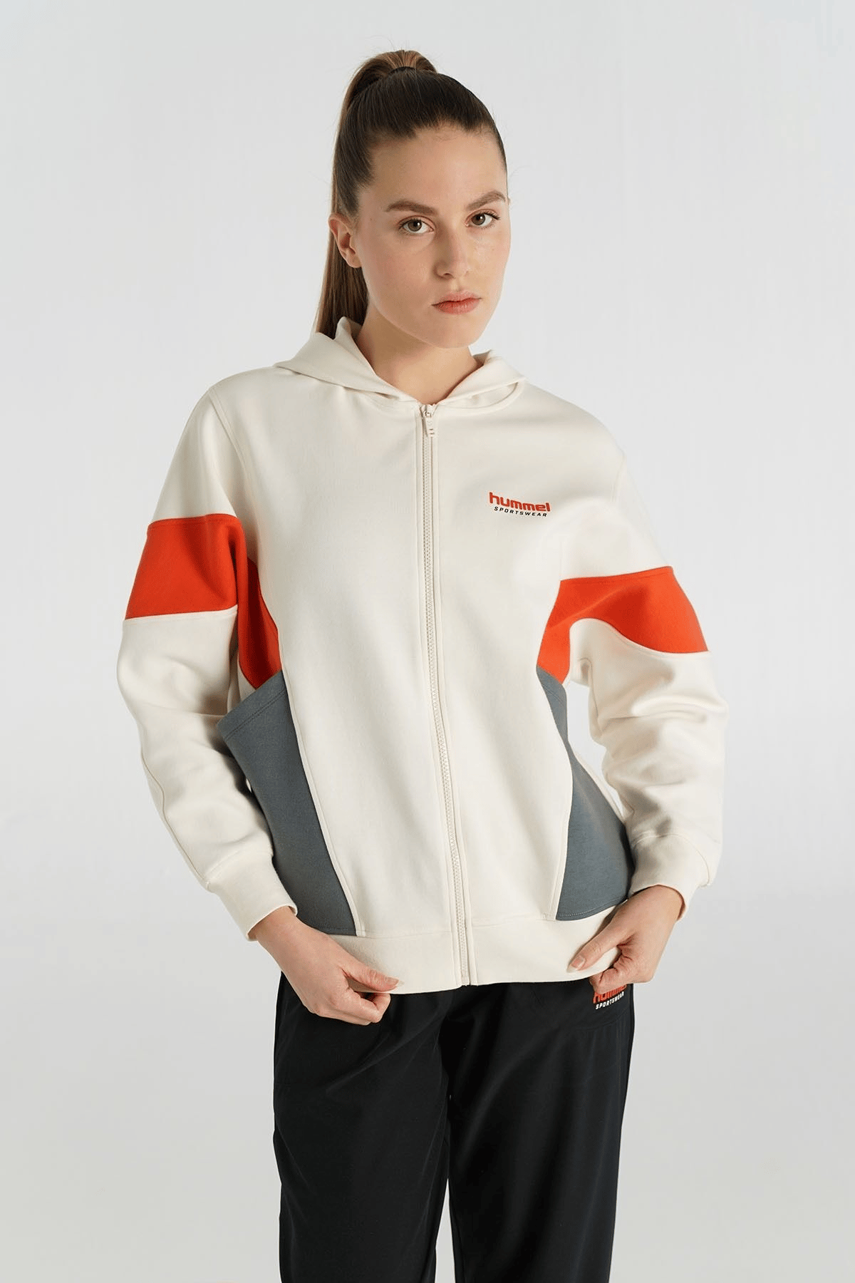 HUMMEL KADIN FERMUARLI HOODIE HMLPURA ZIP HOODIE 922282