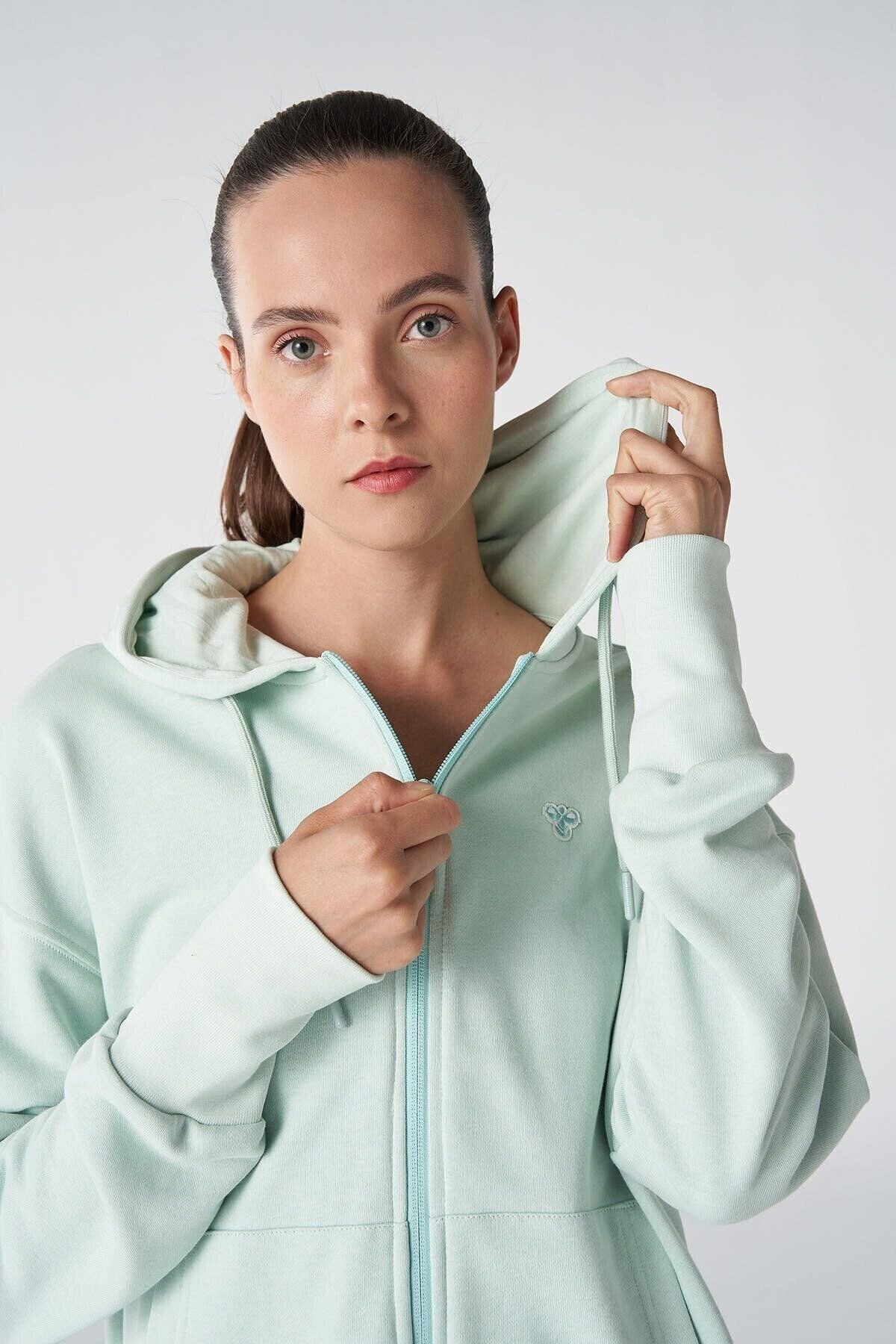 HUMMEL KADIN FERMUARLI HOODIE hmlT-IC ICONA ZIP HOODIE 921774