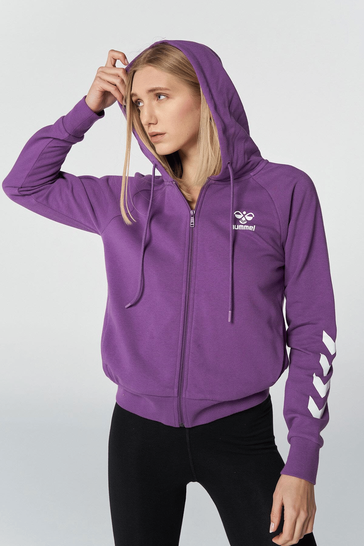 HUMMEL KADIN FERMUARLI HOODIE hmlT-NONI 2.0 ZIP HOODIE 921458