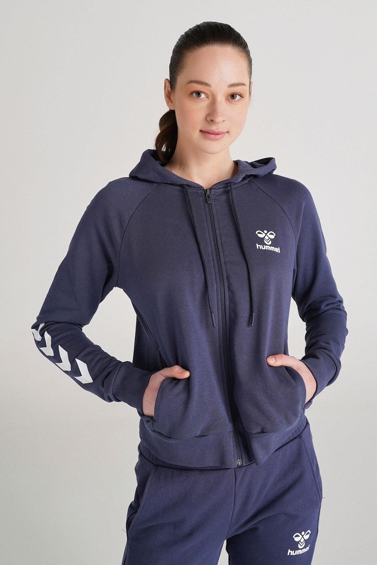 HUMMEL KADIN FERMUARLI HOODIE hmlT-NONI 2.0 ZIP HOODIE 921458