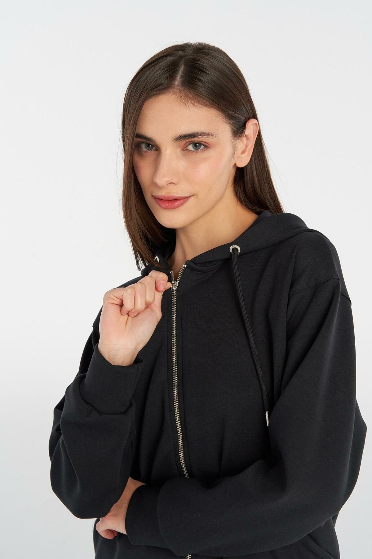 HUMMEL KADIN FERMUARLI HOODIE INBAR ZIP HOODIE 921984