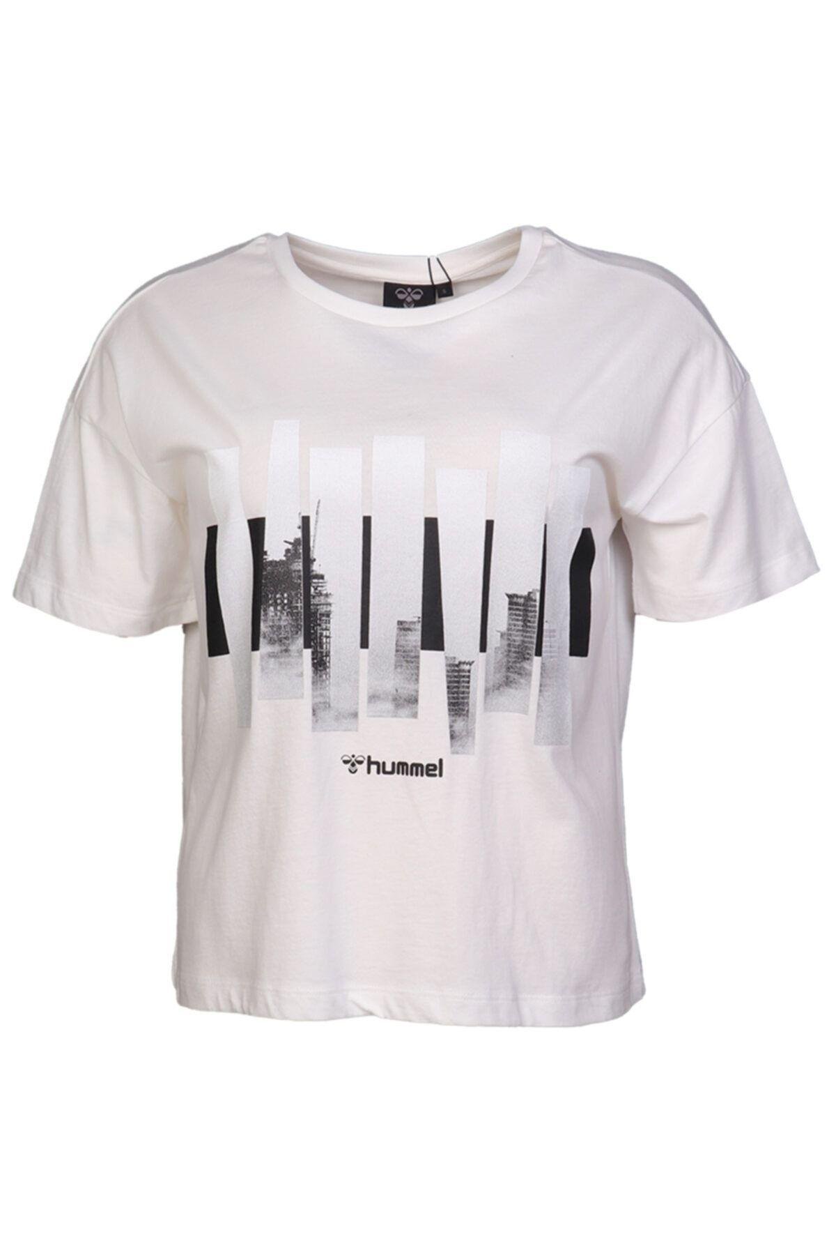 HUMMEL KADIN KISA KOL T-SHIRT ALAZNE T-SHIRT S/S TEE 910951