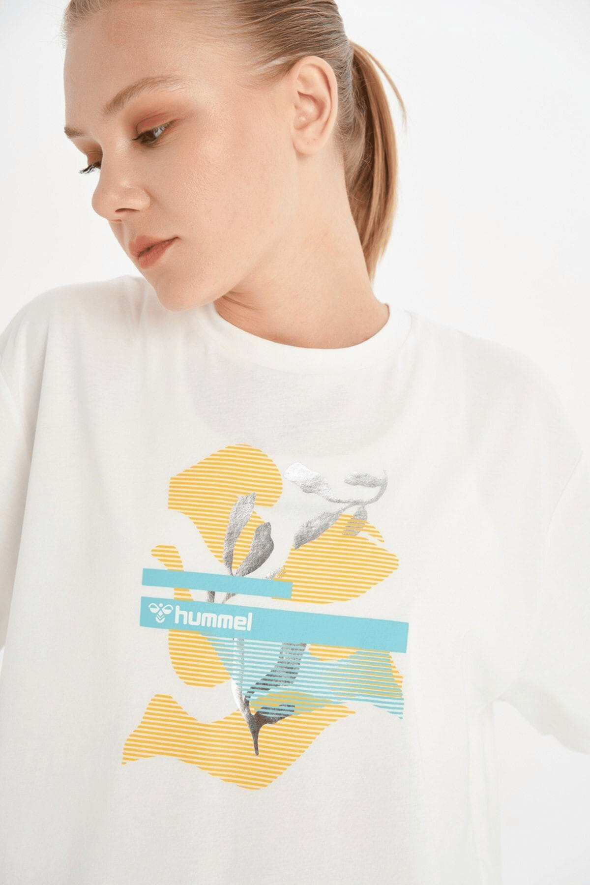 HUMMEL KADIN KISA KOL T-SHIRT BLANDING T-SHIRT S/S 911479