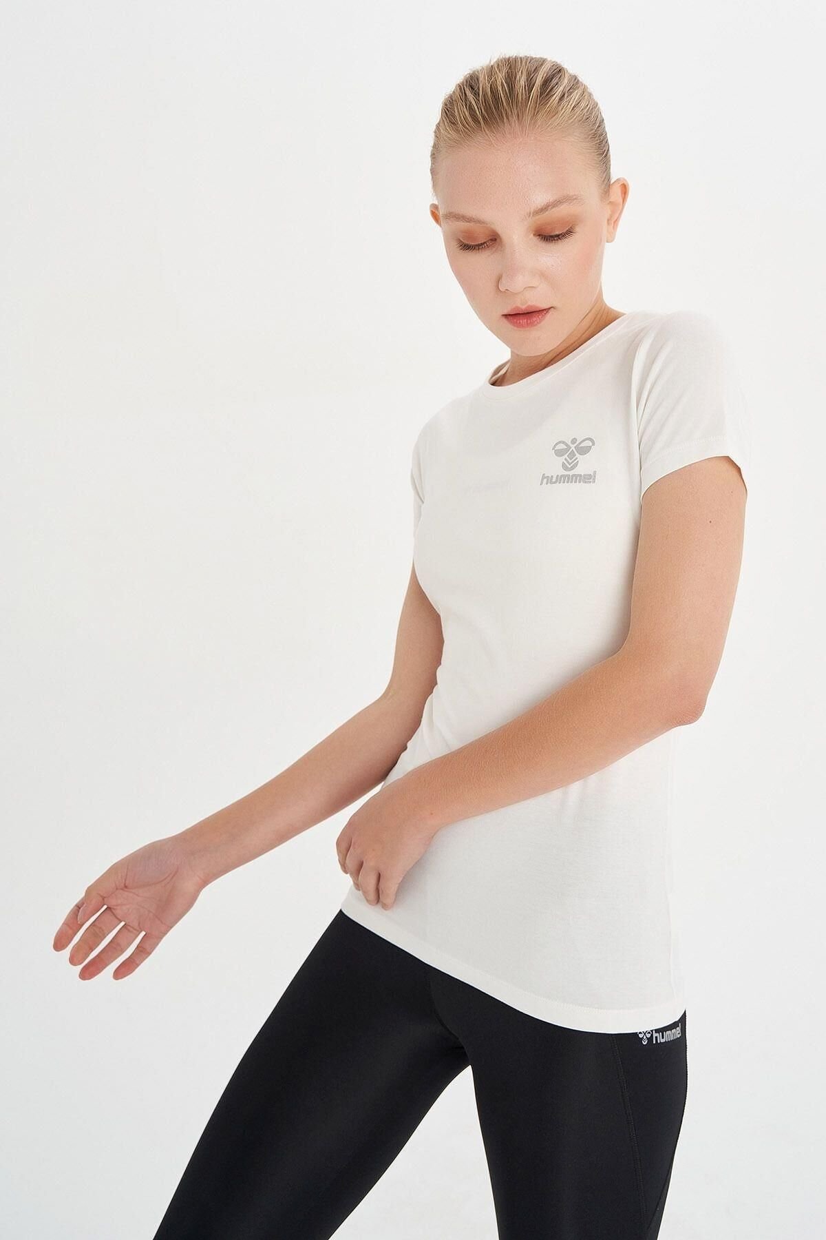 HUMMEL KADIN KISA KOL T-SHIRT DENI T-SHIRT