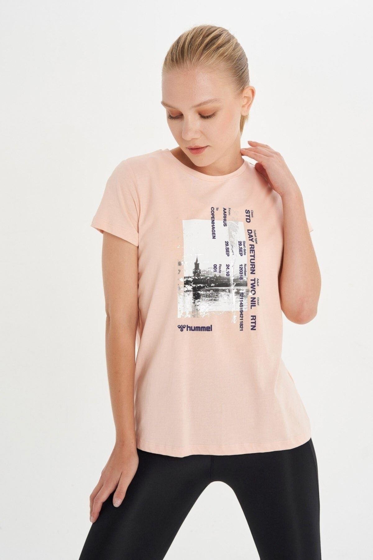 HUMMEL KADIN KISA KOL T-SHIRT DROMME T-SHIRT S/S 911490