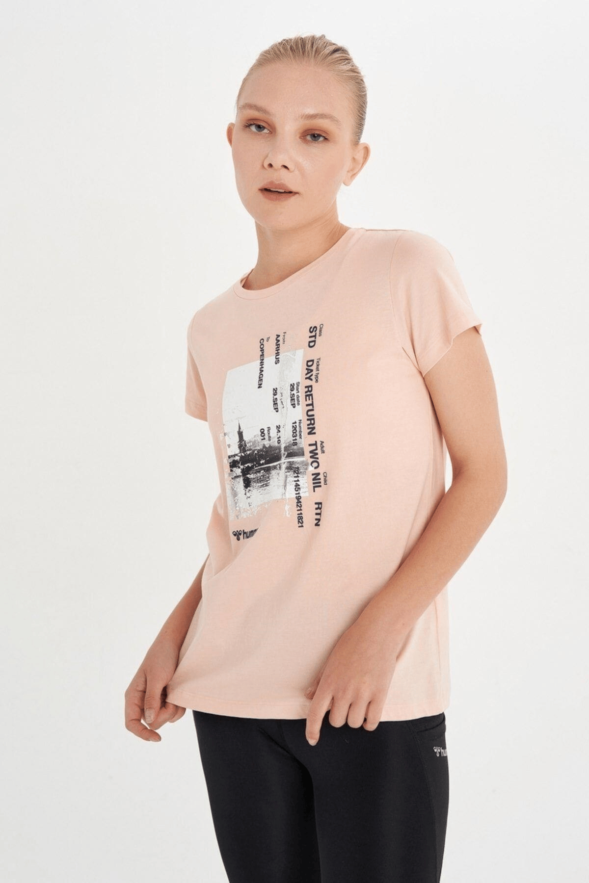 HUMMEL KADIN KISA KOL T-SHIRT DROMME T-SHIRT S/S 911490